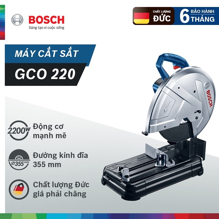 Máy cắt Bosch GCO 220 dùng để cắt sắt